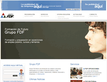 Tablet Screenshot of grupofdf.com